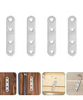 40Pcs Stainless Steel Flat Straight Braces Set With Precision Flat Design And Smooth Surface Finish for heavy-duty repairs