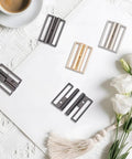 Interlocking Metal Belt Buckles Set Of 15 For DIY Belts And Leather Straps Rectangle Quick Release Clips Black Gold Silver