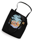Dragon Boat Racer Tote Bag For Water Sports Fans And Dragon Boat Festival Goers 16x16 inch size with racing crew print