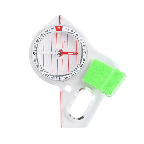 Must Have Outdoor Map Reading And Orienteering Thumb Compass With Integrated Navigation Map Ruler for hiking and camping