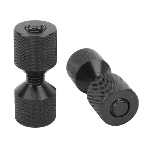 Two Hole Flange Alignment Pin Made From Anodized Aluminum Quick Tweezers Style Dowel Pin For Pipe Flanges Sturdy Black Finish Easy Insertion And Quick Install Portable Auto Parts Tool Pro Grade 2 Pack For Piping And Installation Jobs