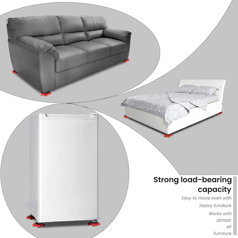 Heavy Duty Furniture Lifter With Four Sliders For Easy Safe Moving Of Sofas Couches And Refrigerators Appliance Roller