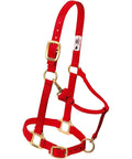 Adjustable Nylon Horse Halter For Weanlings And Ponies Durable Nylon With Triple Ply Cheek Box Stitch Reinforcement Built To Last