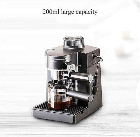 Semi Automatic Bean To Cup Coffee Maker With 5 Bar Pump And Auto Milk Frother Made Real Smooth For Home Espresso Shots with 200ml capacity.