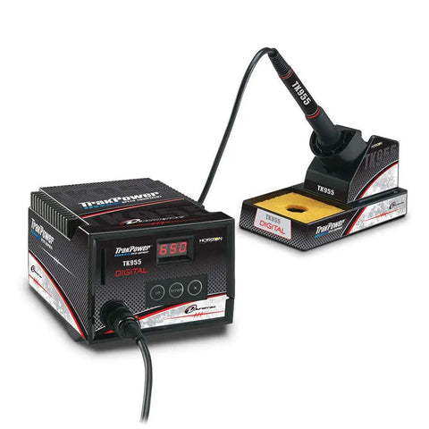 Digital Soldering Station With Precision Temperature Control LED Display One Degree Increments 1.8F Idle Stability Ceramic Heater