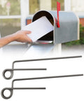 Heavy Duty Letterbox Hinge Springs With Flex Arms Dual Size Fit Premium Steel Construction For Rock Solid Mailboard Flap Action Knockout Replacement Hardware Easy Swap Out Built Tough To Last, mailbox with replacement springs.