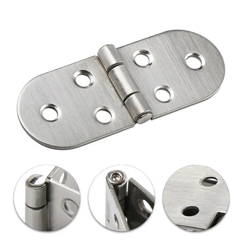 Stainless Steel Folding Table Hinges Self Supporting Flush Mounted For Foldable Tables And Cabinet Doors Pro Grade Durable