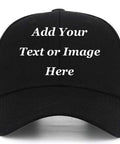 Customizable Adjustable Baseball Cap For Men And Women With Your Text Logo Or Image, Breathable 100 Percent Cotton Six Panel Trucker Sun Hat