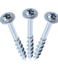 Pocket Hole Screws Self Tapping Galvanized Coated Drive Screws For Pocket Hole Jig System 63mm 100 Pack Durable Carbon Steel