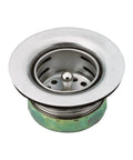 Sink Basket Strainer With Drain Assembly 2 Inch Stainless Steel, Heavy Duty Workhorse Grade Kitchen Sink Drain Kit With Locking Nut