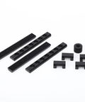 High Precision Zinc Alloy Sliding Rail And Toothed Gear Set For DIY Robotics, Linear Motion Kit With Cylindrical Gear And Rail Brackets