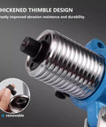 Heavy Duty Hydraulic Bearing Puller And Gear Extractor With 50 Ton Capacity showing thickened thimble design for durability.