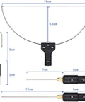 GOCHANGE 4-in-1 foam cutter set front view: circular wire frame and handheld pen tool with power adapter