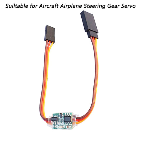 2Pcs Servo Signal Reverser Inverter For PWM Control 3.6V To 24V with JR plugs for aircraft and airplane steering gear servo