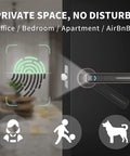 Biometric Fingerprint Door Lock With Keyless Entry, Lightning Fast 0.1 Second Unlock, illuminated fingerprint scan on door