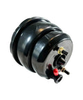 7 Inch Dual Frame Mount Pedal Power Brake Booster And Master Cylinder For Classic Chevy Suburban Trucks 1947 1948 1949 1950 1951 1952 1953 1954 Disc Drum Auto Transmission Only Beefy Heavy Duty Upgrade black component