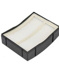 Vacuum Filter Replacement Kit For Shark Navigator Zero-M Lift-Away Upright Vacuum UV650 UV725 ZU560 ZU560C shown in close-up view.