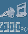 DIY Friendly Tile Spacers And Leveling Clips Set, 2000 Pcs 1/8 Inch Spacers For Ceramic And Stone Installation, Pro Grade