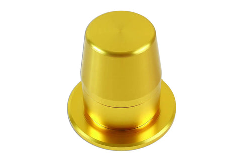 Official Spec Front Crankshaft Cover Alignment Tool Built Heavy For BMW 1 3 X1 And Mini Cooper Engines, gold steel alignment tool.