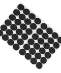 48 Black Non Dotting Self Adhesive Floor Protectors For Chairs Sofas Tables Cushions 22mm Rubber Feet Pads To Stop Scratches And Slip Proof