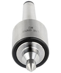 Built Tough MT2 Live Center 2MT 60 Degree Morse Taper Precision Rotary Live Center, front view, stainless steel