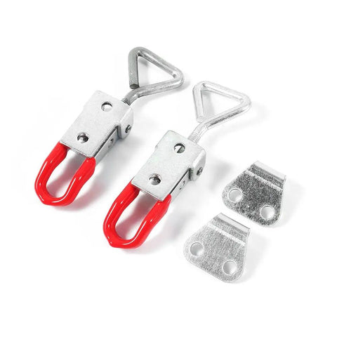 2 Pack Adjustable Draw Latch Set Spring Loaded Toggle Lock With Anti Metal For Boxes Cases Chests Cabinets Drawers And Closets