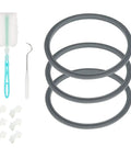 Replacement Gasket Seal Ring For High Power Blender 600W 900W Series 10 Pack food-grade silicone rings with cleaning brush