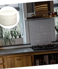 Two Pack Ceramic Repair Kit For Tiles And Porcelain, Quick-Drying Grout Paste shown in a kitchen with tiled backsplash