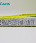 Close-up of label on Two Inch By Three Foot Poly Web Sling Lifting Strap With Six Thousand Two Hundred Pound Vertical Rating