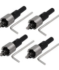16mm Hole Saw Set With 68mm Overall Length, HSS Material, Includes 4 Hole Saws And 4 Hex Wrenches, Durable DIY Kit