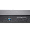 Front view of TZ600 Dual Band Business Router With 8x5 Support, Enterprise Grade Firewall, Advanced VPN, Threat Protection, Fast Wi Fi Performance