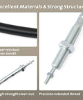 Push Pull Joystick Control Cable for KIOTI Loader DK45 DK451 DK451C Replacement 360010250 with steel core and outer sheath
