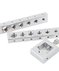 Achieve precise bolt drilling and secure safety wire installations with this carbon steel drill jig set, compatible with M6 to M12 bolts.