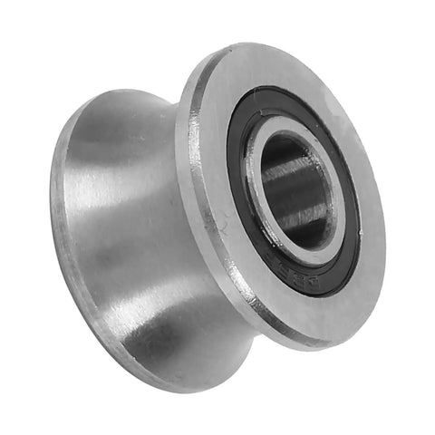 Straight Up Top Tier U22 Track Roller Bearing Using A Slick Yoke Mount For 8mm Shafts Rolled From Hardened 9Cr18 Steel close-up view.
