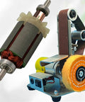 110V 220V Desktop Vertical Mini Electric Belt Sander And Polisher With Pure Copper Motor for polishing and sharpening tools.