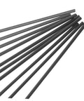 Solid Carbon Fiber Rods For RC Planes 2mm Diameter By 500mm Length Pack Of 10 Pro Grade Lightweight Wing Spar Poles For Model Aircraft DIY Craft