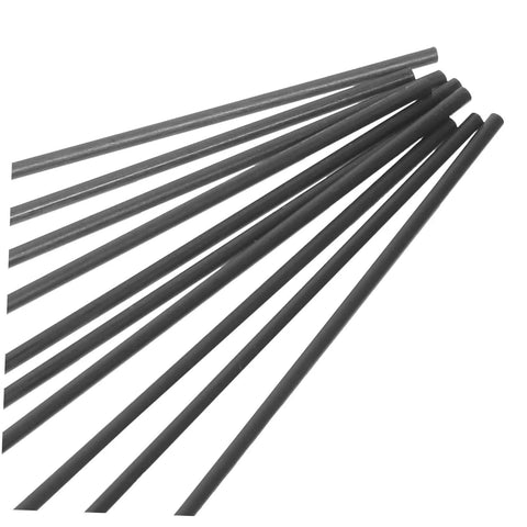 Solid Carbon Fiber Rods For RC Planes 2mm Diameter By 500mm Length Pack Of 10 Pro Grade Lightweight Wing Spar Poles For Model Aircraft DIY Craft