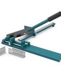 Open Slot PVC Wire Duct Cutter For Trunking And Cover Cutting, manual tool with 45°/90° angles, shown with adjustable ruler and metal blade