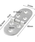 Easy Install Concealed Cabinet Hinges For Doors 180 To 90 Degree Rotation No Brainer Low Profile Plane Hinge dimensions shown