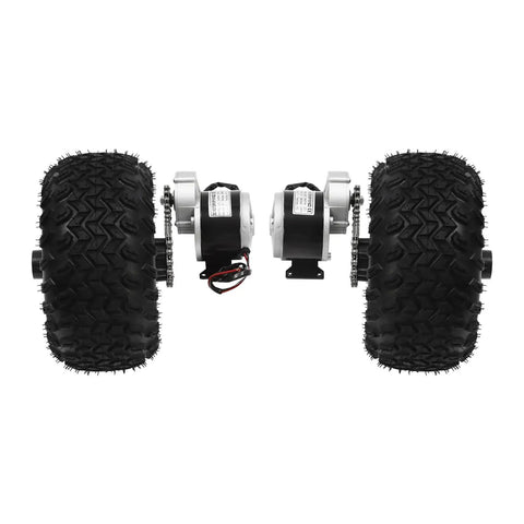 Upgrade Your Ride With A 24V 250W Electric Cart Conversion Kit Featuring 10 Inch Wheels for go karts and mobility scooters