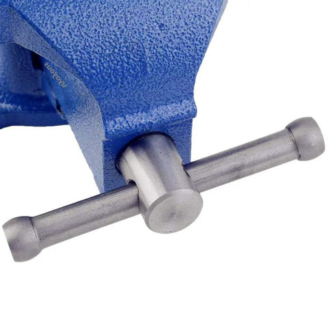 Heavy Duty 6-Inch Swivel Bench Vise With Locking 360-Degree Swivel Base For Metal Milling Tabletop Workbench Clamp Press 150mm Jaw Ideal For Home Shop Projects