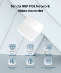 8 Channel PoE NVR System With 4K Recording, H.265 Surveillance Recorder, Built-In PoE Switch, real-time playback shown with features