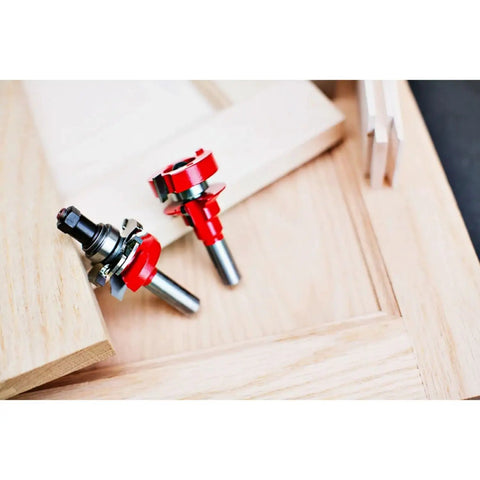 Pro Grade Workhorse Adjustable Rail And Stile Bit Round Over Bead With TiCo Hi Density Carbide For Maximum Performance Woodworking Bit
