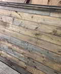 Straight Up Barnwood Aging Wood Wash Hella Eco Friendly For High Tannin Species Creates A Silver Gray Grain Look on weathered wooden panels.