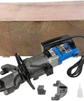 Heavy Duty 2000W Electric Hydraulic Rebar Bender Portable Steel Bending Machine For 16-32mm Reinforcement Bars With Straightener Dual Voltage 110V 220V Pure Copper Motor Construction Tool with accessories and box.