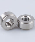 Rock Solid Female M12 X 1.5mm Metric Weld On Bung Fitting Clean Step Profile Crafted From Sus304 Stainless Steel built tough pack of two fittings.