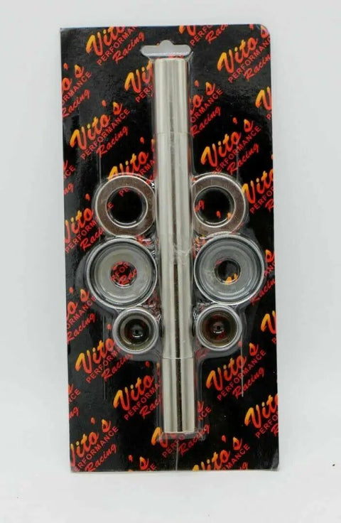 Yamaha Banshee Front Swingarm Bearings Rebuild Kit With Pivot Sleeve And Tube 9 Piece Direct Fit Upgrade For 1987-2006 ATV Includes Pivot Tube And Needle Bearings For A Solid Beefed Up Ride.