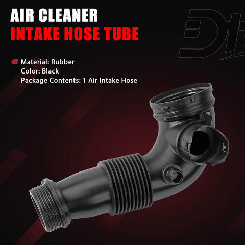 Black rubber Engine Air Intake Hose For BMW Heavy Duty Air Duct Tube Fit 228i 320i 328i XDrive 528i F20 F30 F10 X1 X3 X4 X5 Z4 2 0L 2012 To 2017 Replace 13717605638 Plug And Play