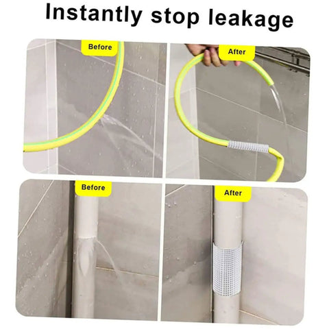 Butyl Aluminum Foil Sealing Tape For Emergency Repairs And Leak Stops No Mess Weatherproof Patch on hose and pipe leaks