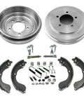 Rear Brake Shoe Kit 6 Pc Fits Dodge Avenger Caliber, Jeep Compass Patriot Plus Chrysler Sebring. Steel brake shoes and hardware set
